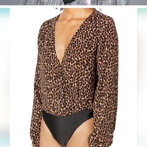 BB Dakota Animal Print Top